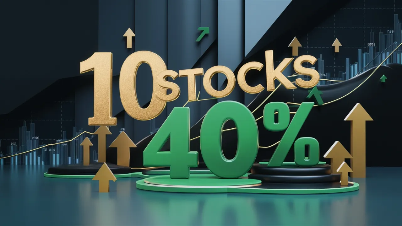 10 Stocks From BSE 500 Index Gains of 40% to 77% Growth